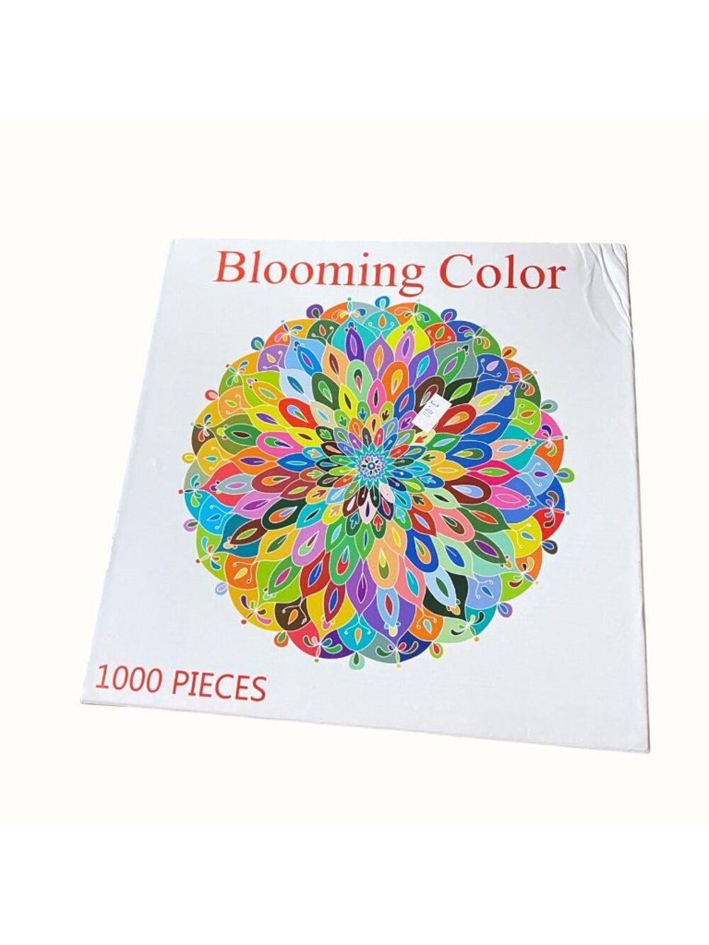 Blooming Color Mandala Puzzle By Bgraamiens 1000 Pieces 26.6"x26.6" Multicolor